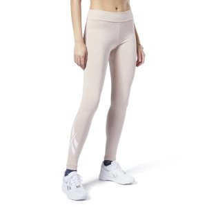 Reebok Classic Vector Logo Leggings Damen - HellOrange - DE 438-ZHM